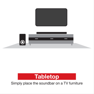 Wall-mount or Tabletop  